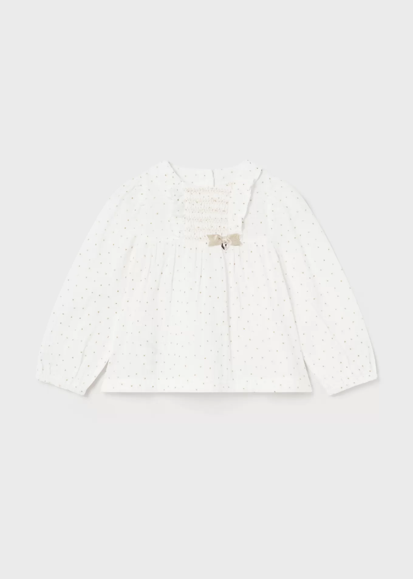 Camisas Y Blusas^Mayoral Blusa gasa estampada bebé Crudo-Champán