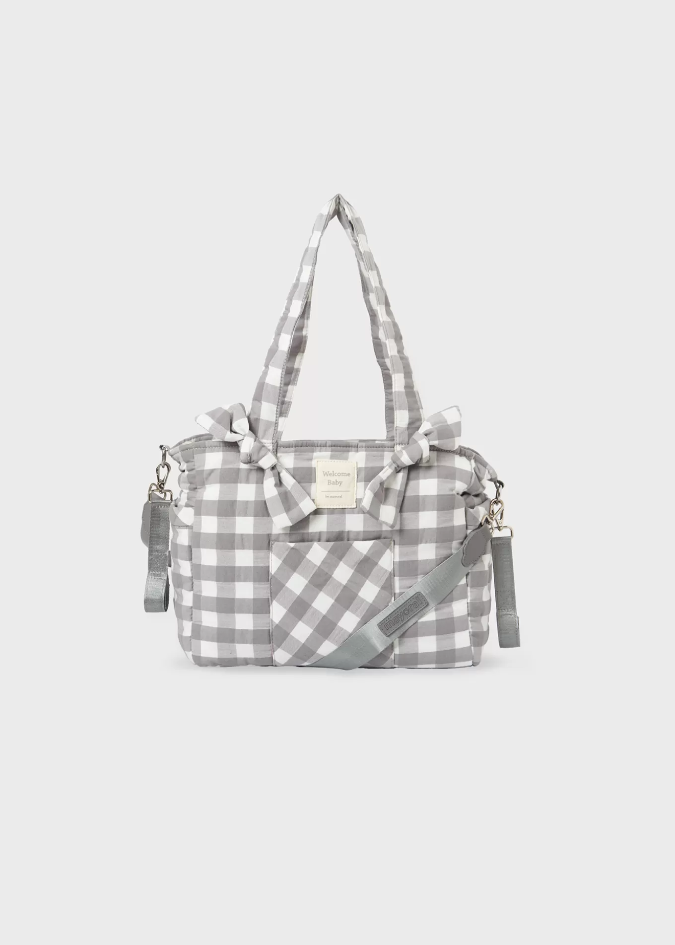 Bolsos De Maternidad^Mayoral Bolso maternidad vichy bebé Charcoal
