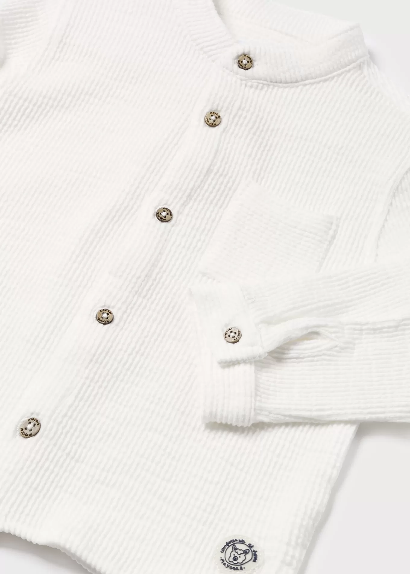 Camisas Y Blusas^Mayoral Camisa cuello mao bebé Nata