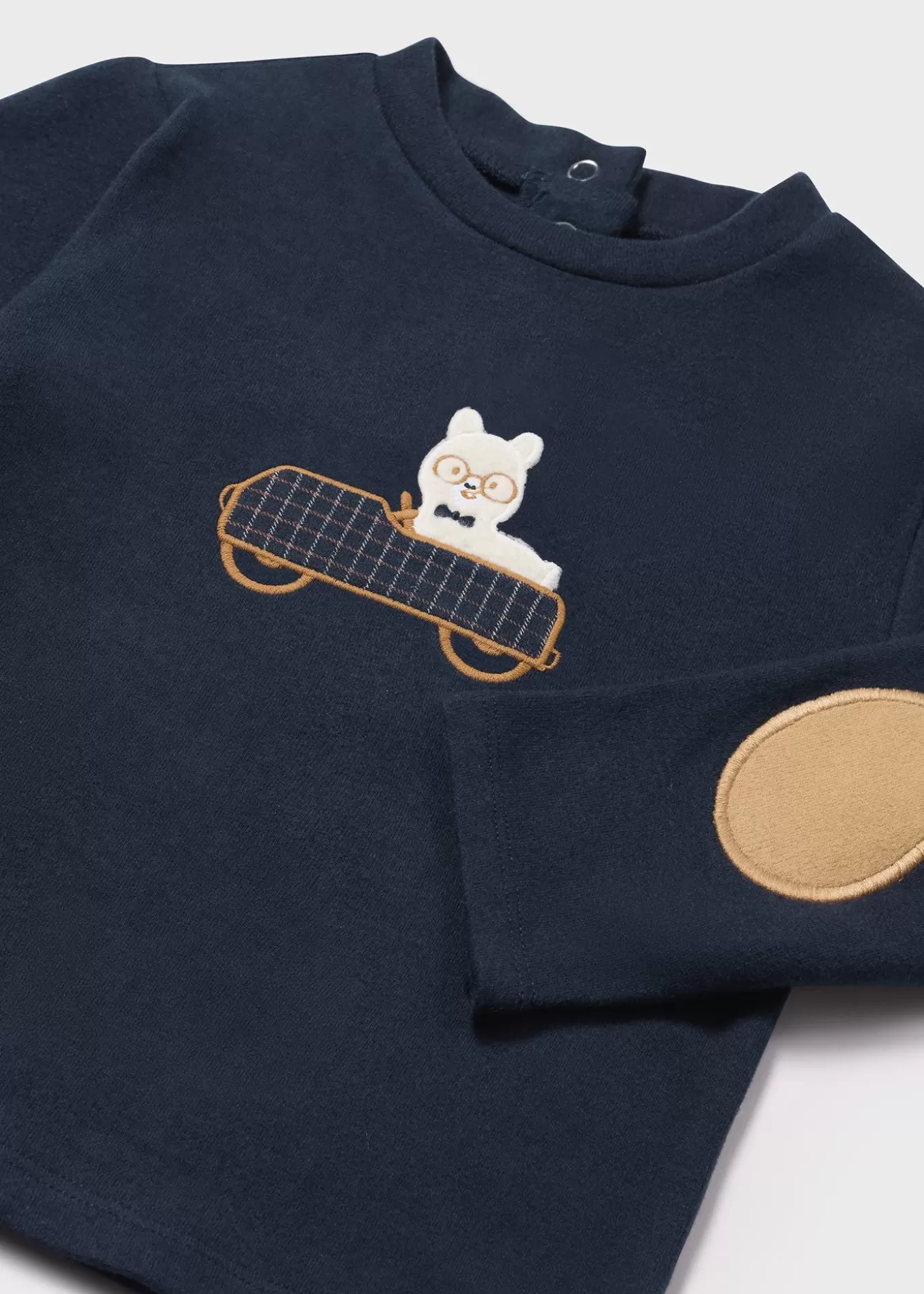 Bodies Y Camisetas^Mayoral Camiseta coderas bebé Marino