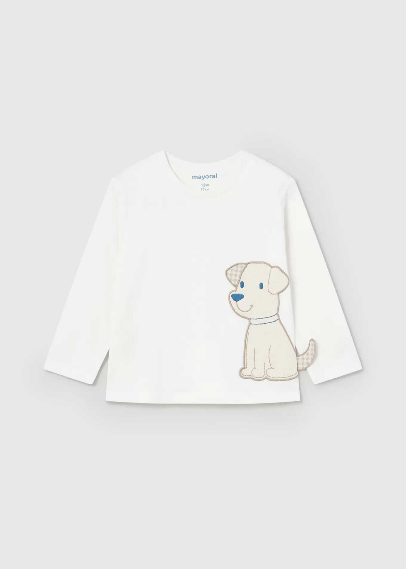 Bodies Y Camisetas^Mayoral Camiseta interactiva perro bebé Nata