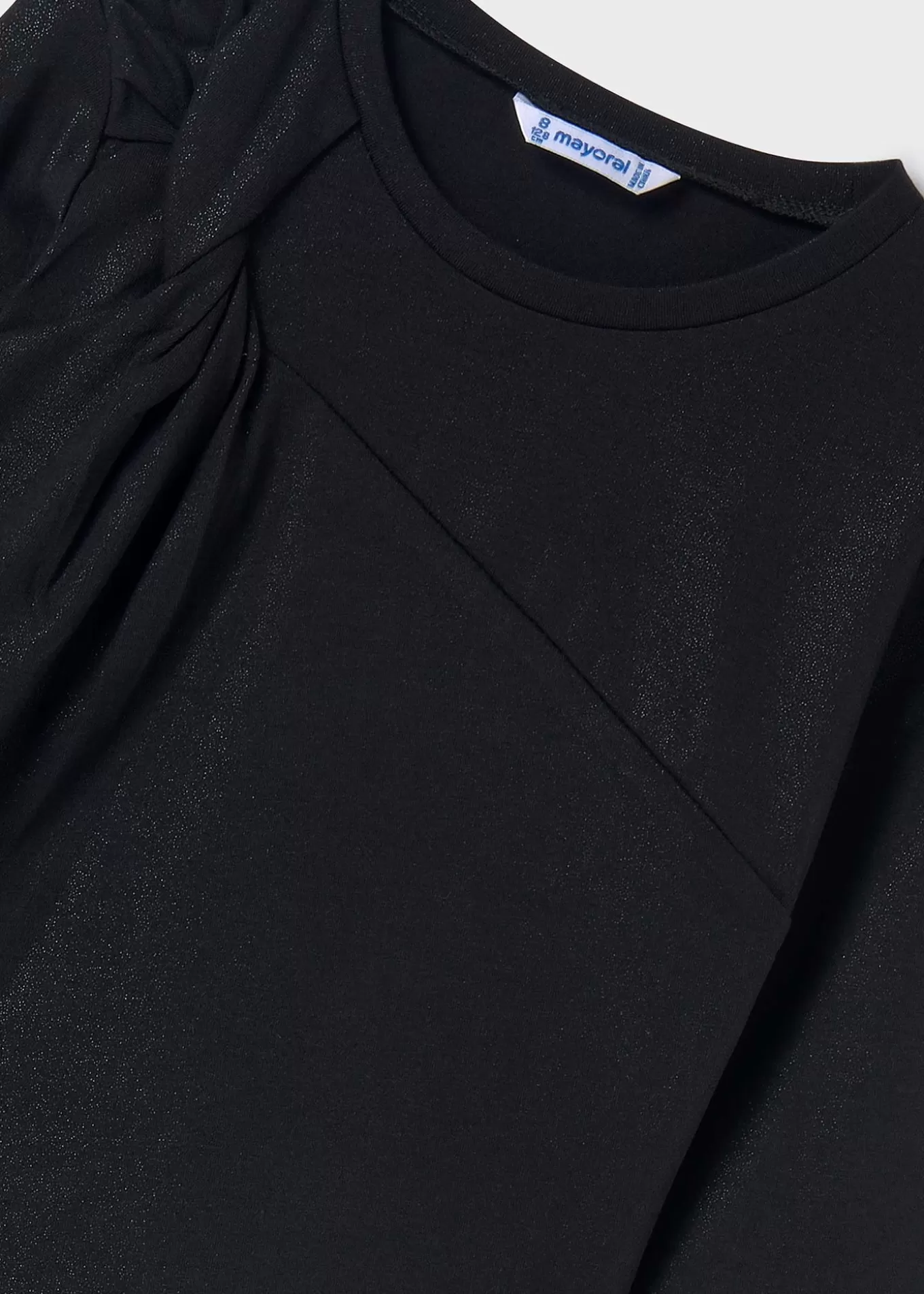 Camisetas Y Polos^Mayoral Camiseta nudo chica Negro