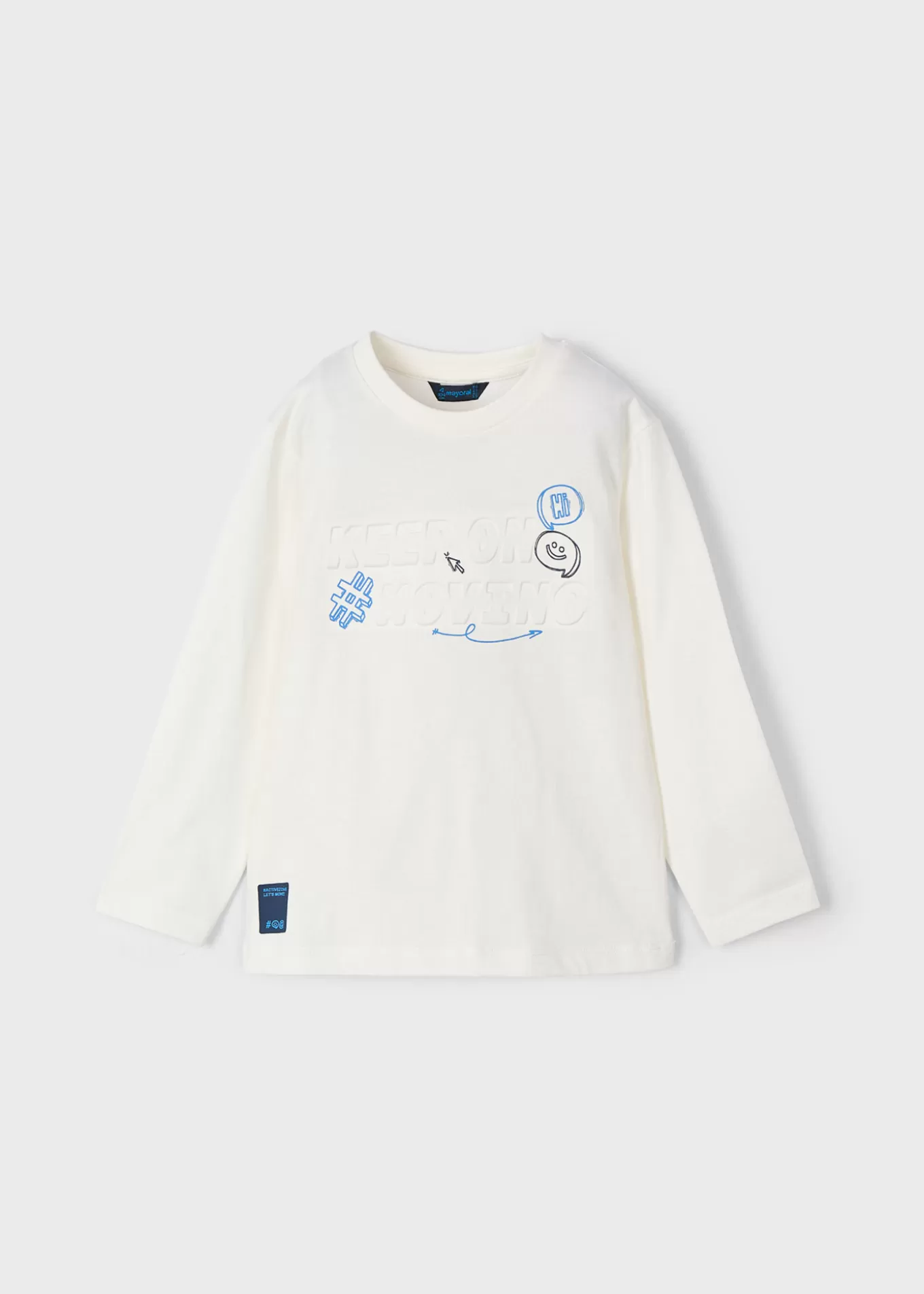 Camisetas^Mayoral Camiseta relieves niño Nata