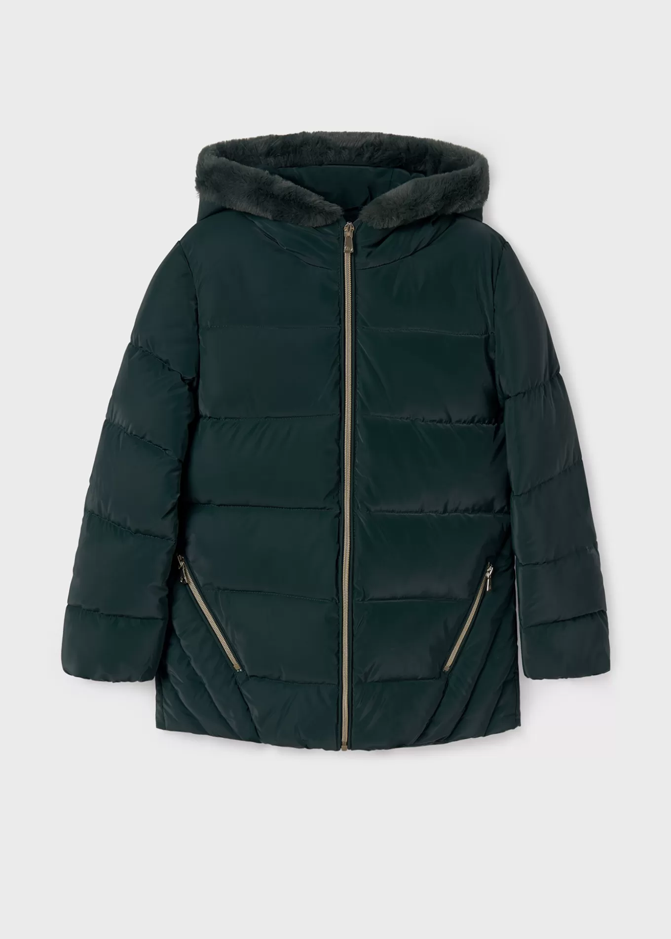 Abrigos Y Chaquetas^Mayoral Chaquetón capucha pelo chica
