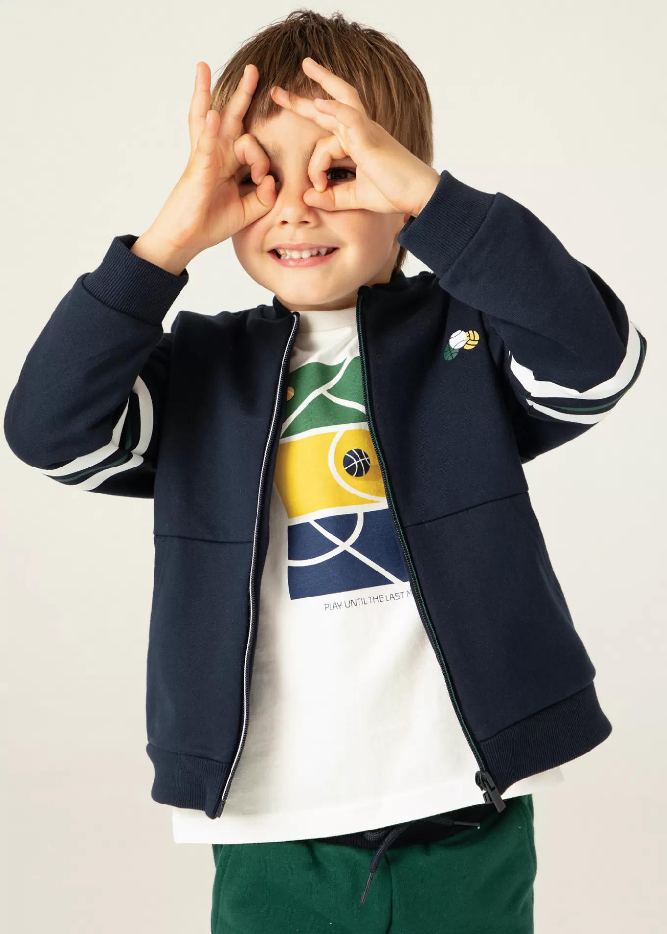 Chándals^Mayoral Chándal con camiseta deportes niño Marino