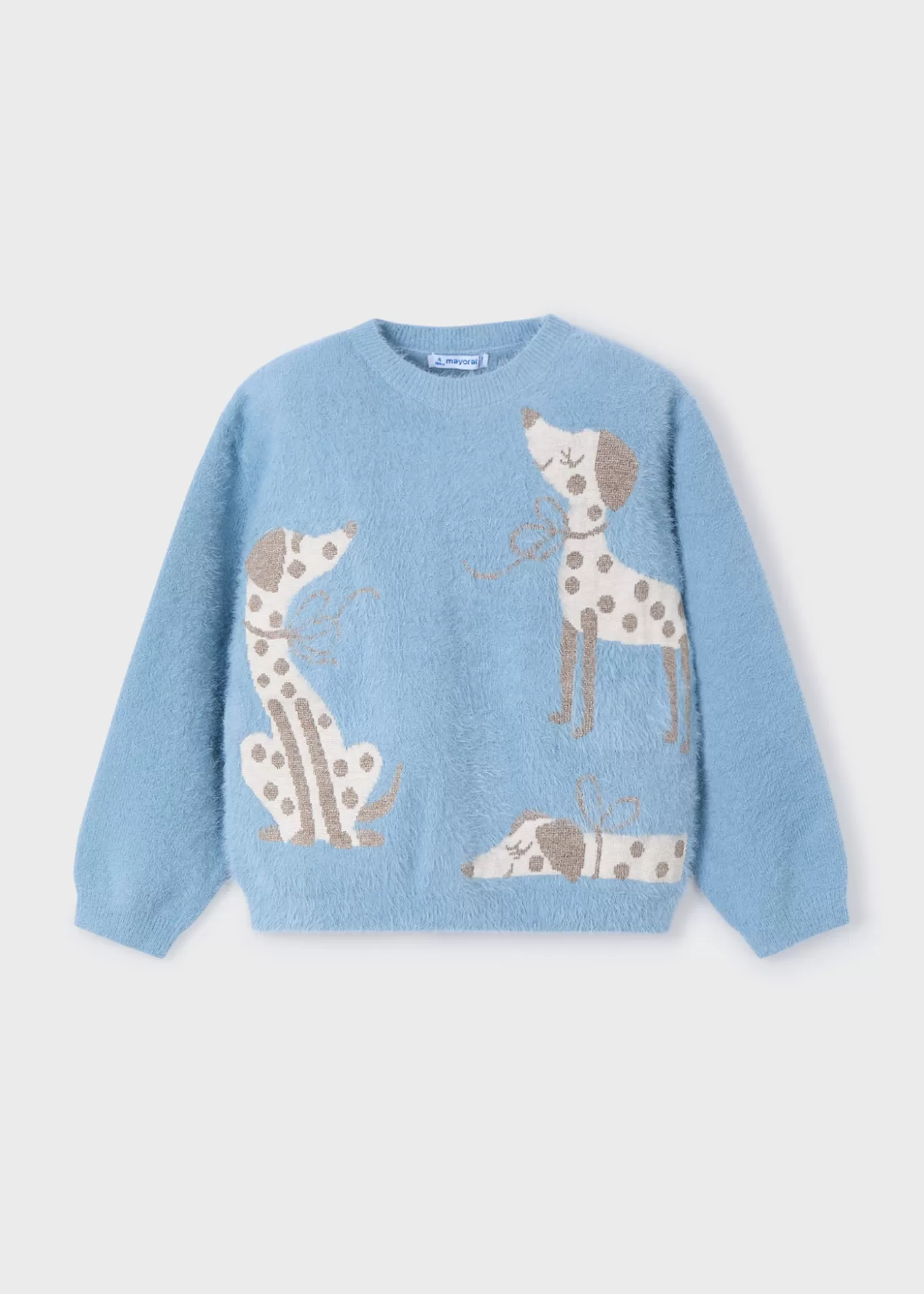 Jerséis Y Sudaderas^Mayoral Jersey intarsia perritos niña Celeste