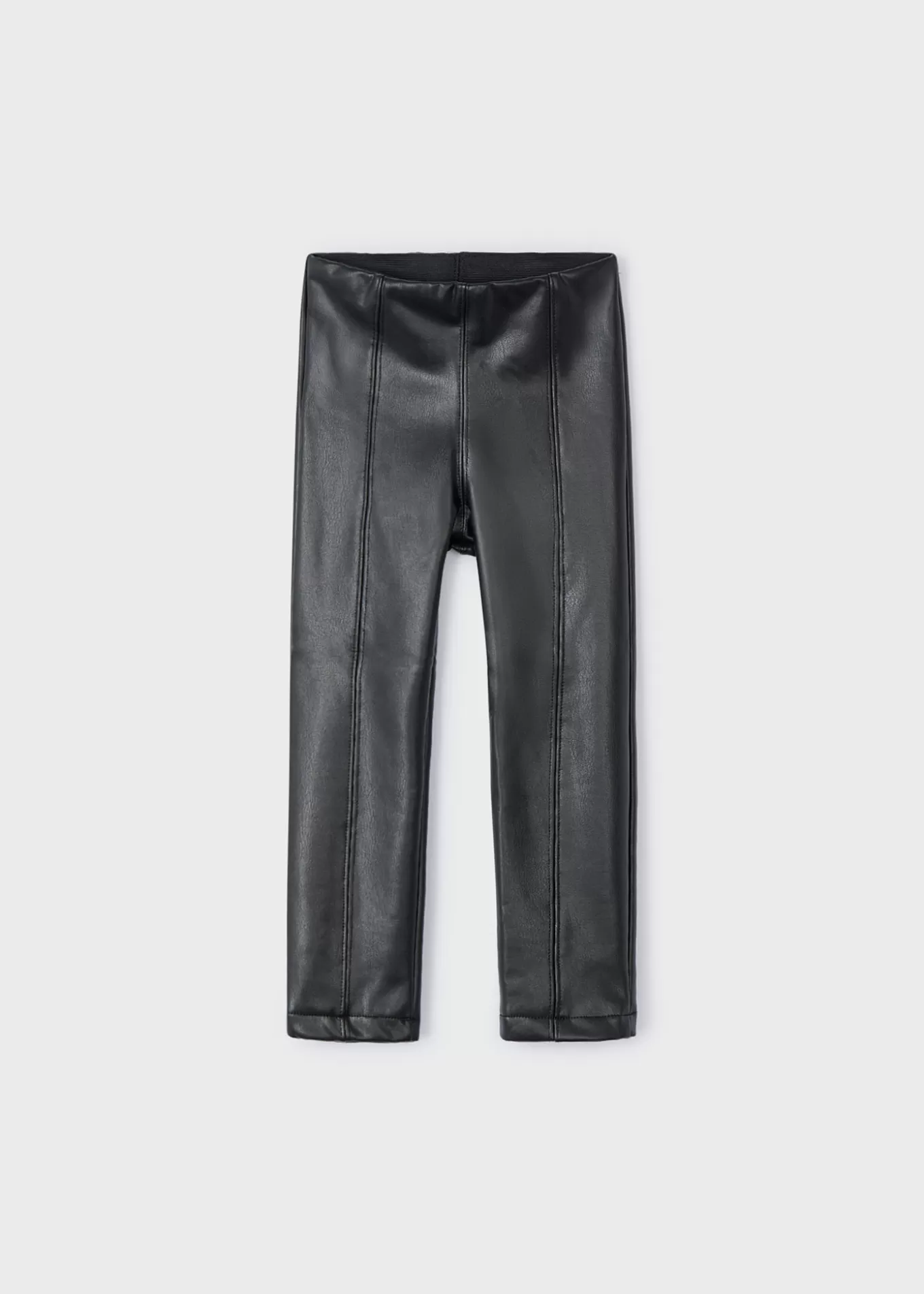 Pantalones Y Faldas^Mayoral Legging polipiel niña Negro