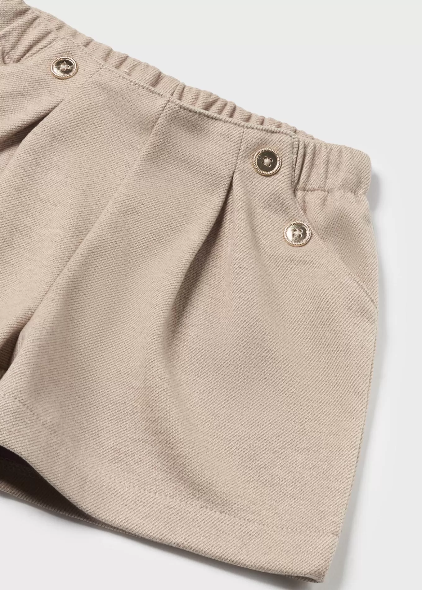 Pantalones Y Petos^Mayoral Pantalón corto bolsillos bebé Beige