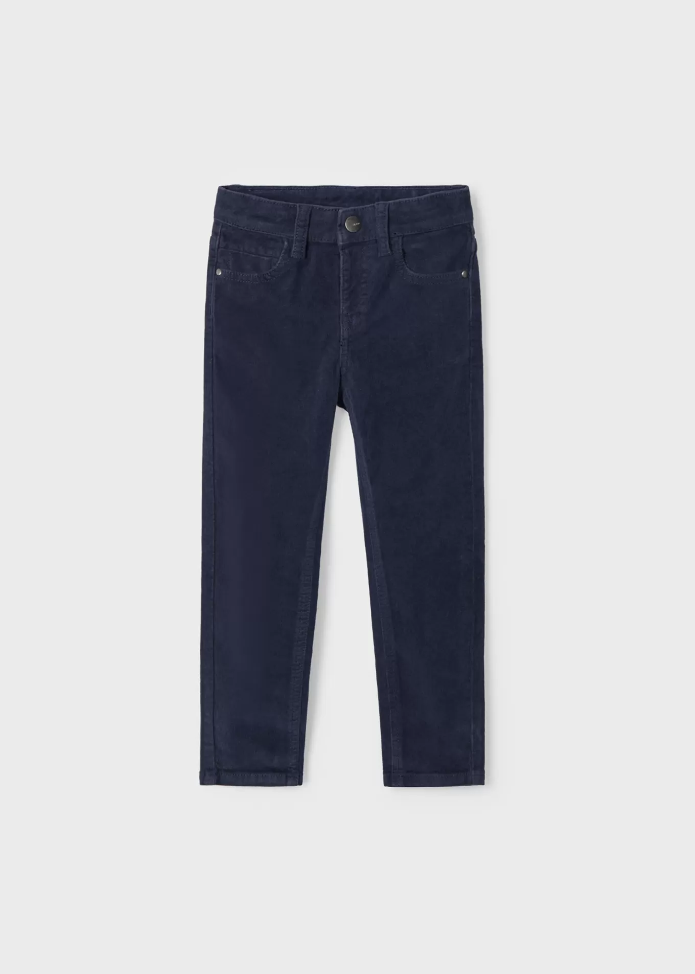 Pantalones^Mayoral Pantalón pana entallado niño Marino