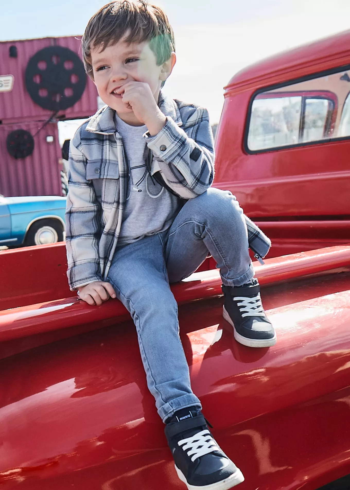 Pantalones^Mayoral Pantalón vaquero pitillo niño TejanoGreyBlue