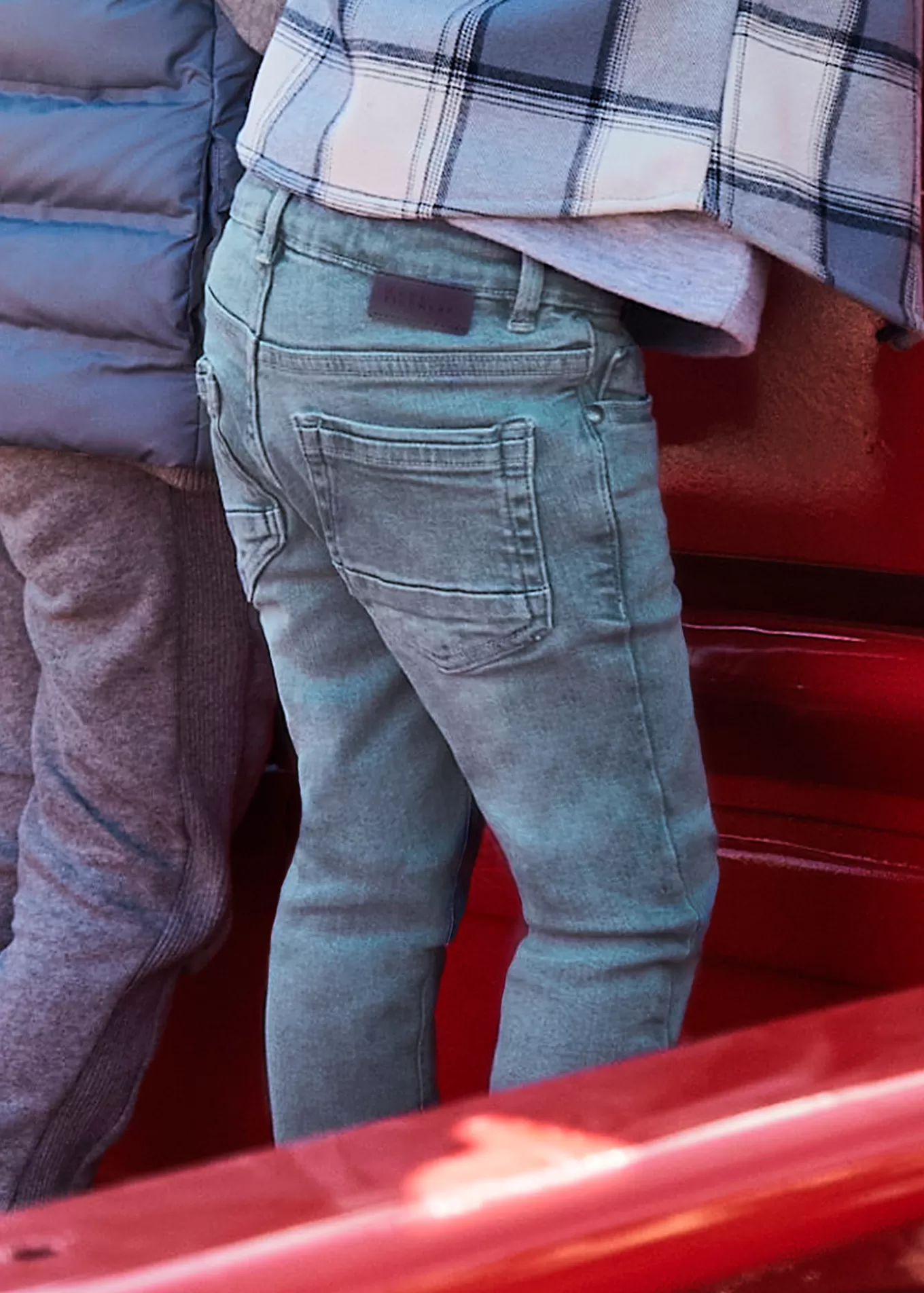 Pantalones^Mayoral Pantalón vaquero pitillo niño TejanoGreyBlue