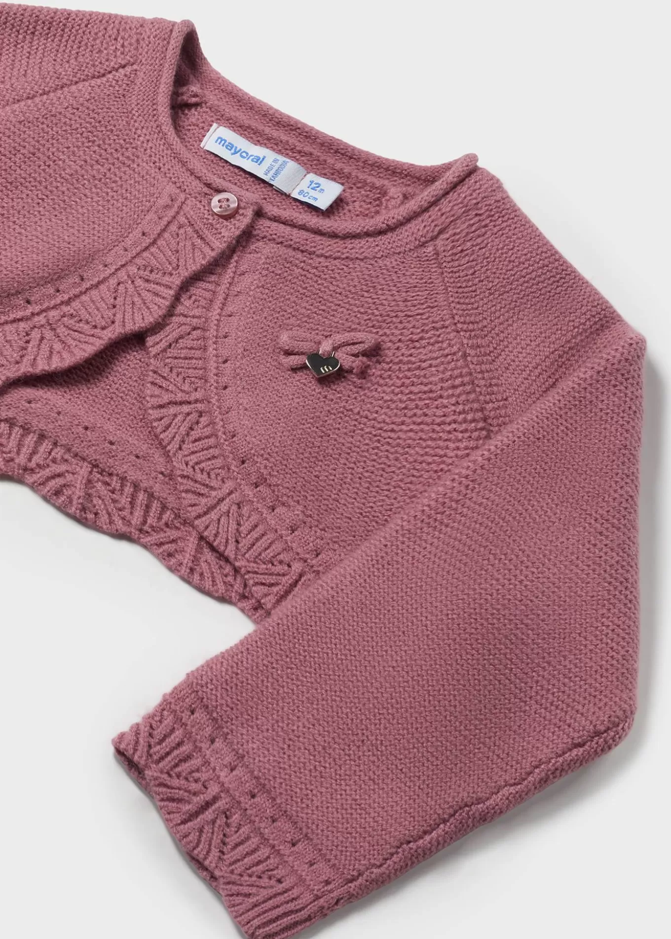 Rebecas^Mayoral Rebeca tricot básica bebé Colorete