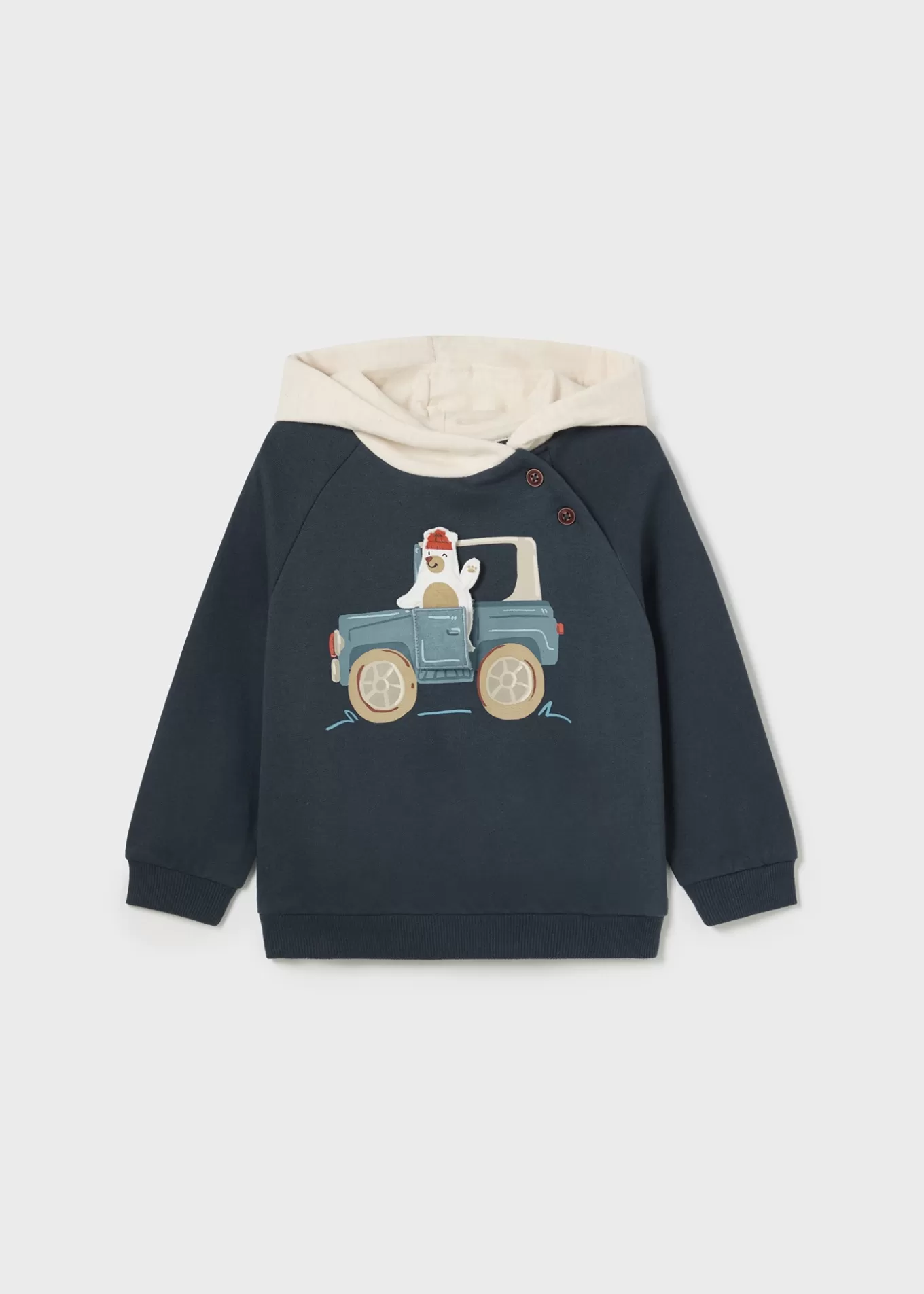 Jerséis Y Sudaderas^Mayoral Sudadera interactiva coche bebé Petróleo