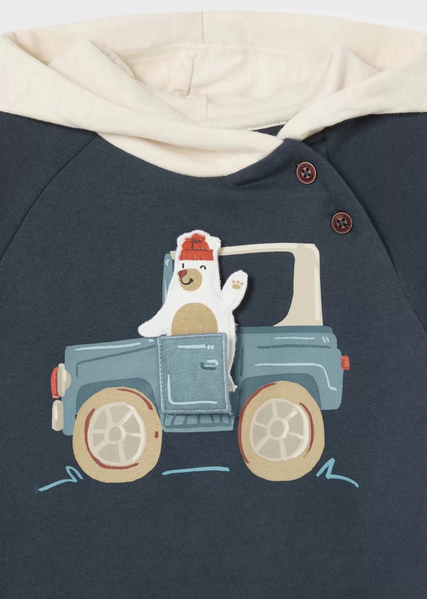 Jerséis Y Sudaderas^Mayoral Sudadera interactiva coche bebé Petróleo